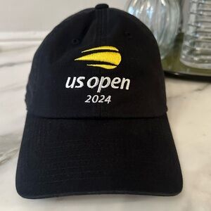 US Open 2024 Tennis Hat - New, Black, Ball Cap